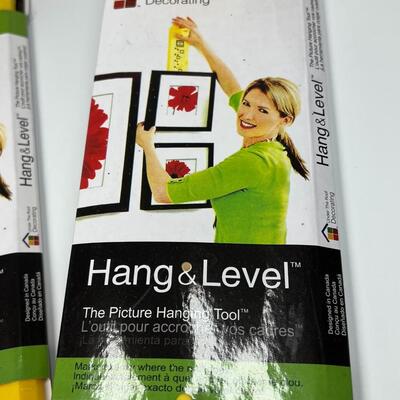 Pair of Hang & Level Picture Hanging Tool