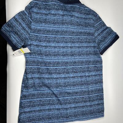 Calvin Klein Varsity Navy Medium Sized Collared Shirt