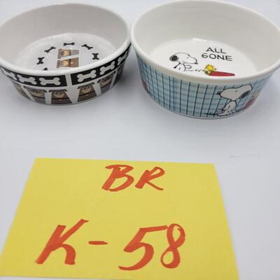2 Pc Pet Food Dishes