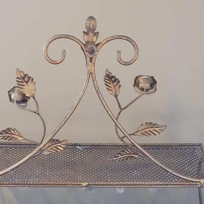 Lot 19: Vintage Decorative Brass Shelf