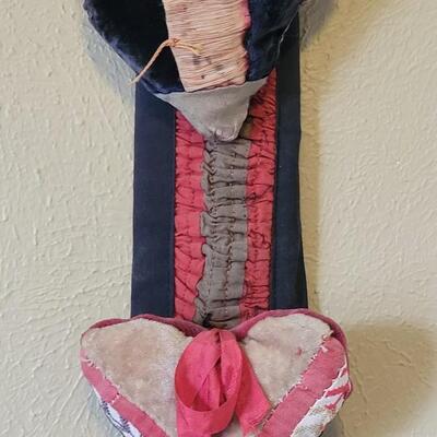 Lot 21: Antique/Vintage Quilted Hearts