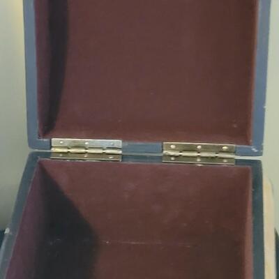 Lot 24: Vintage Decorative Trinket Boxes & Magazine/File Box