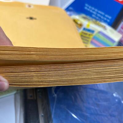 Lot of Office Supplies Scotch Tape, Cushioned Mailers, Envelopes, & More