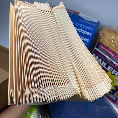 Lot of Office Supplies Scotch Tape, Cushioned Mailers, Envelopes, & More