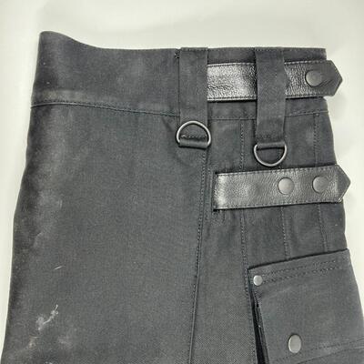 Scottish Highland Apparel Modern Black Celtic Kilt Size 40