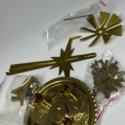 Christmas Cherub Angel Chimes Candle Holder & Candles