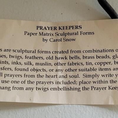 Lot 57: 'Prayer Keeper' Sculpture by Carol Snow