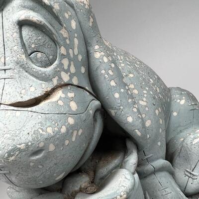 Pair of Disney Stone Plaster Eeyore & Tigger Garden Yard Art Statues