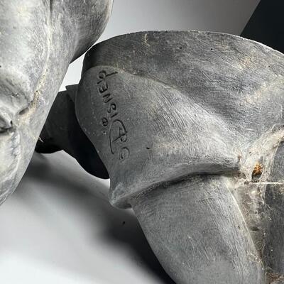 Winnie the Pooh & Friends Lot of Disney 3D Planter Garden Yard Art Stone Plaster