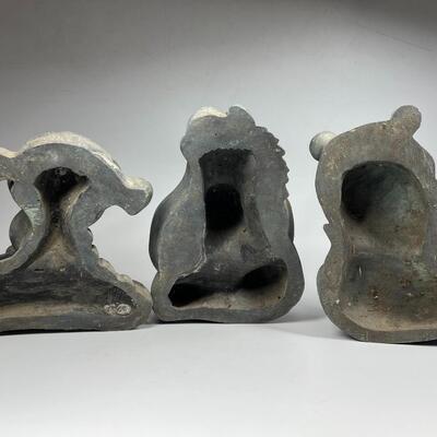 Winnie the Pooh & Friends Lot of Disney 3D Planter Garden Yard Art Stone Plaster