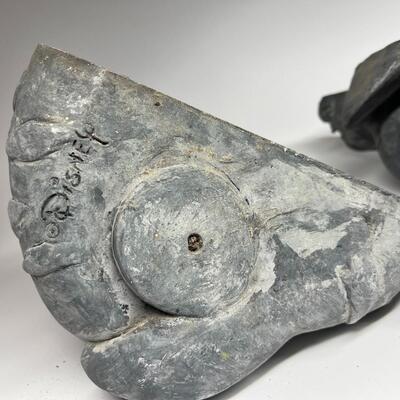 Winnie the Pooh & Friends Lot of Disney 3D Planter Garden Yard Art Stone Plaster