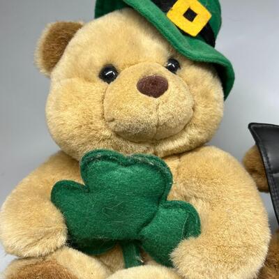 Pair of Novelty Souvenir Collector Teddy Bear Plush