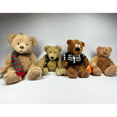 Mixed Lot of Collectible Teddy Bear Plush Animals