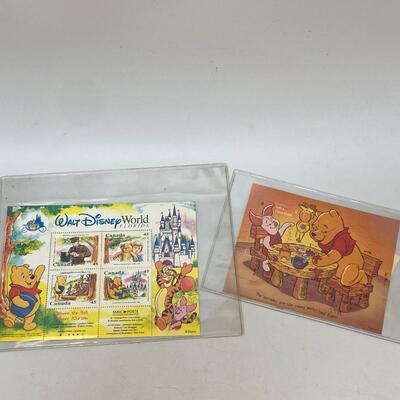 Winnie the Pooh Disney USPS Collector Postage Stamps with COAs