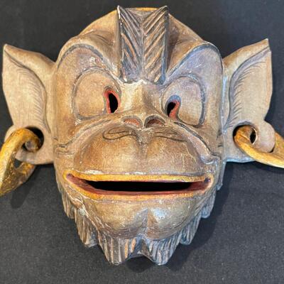 Tribal Mask, Wood Carved