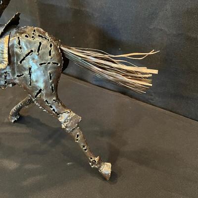 Metal Sculpture Don Quixote Brutalist