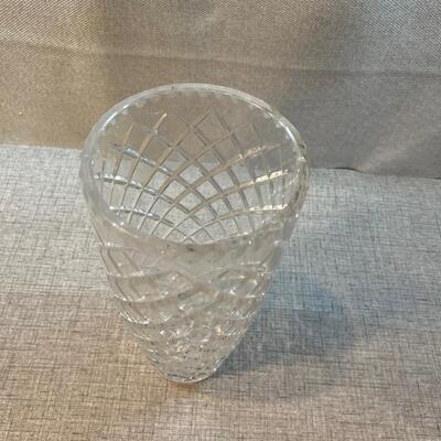 Crystal Cut Glass Vase