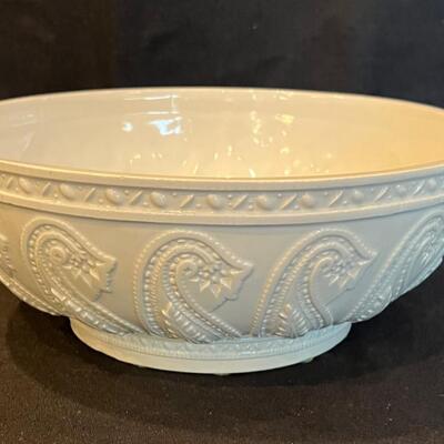 Italian Blanc De Chine Porcelain Bowl White Mottahedeh Design 