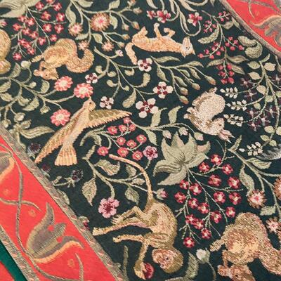 Vintage Tapestry Table Runner 