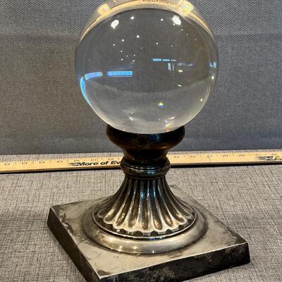 Crystal Ball on a Silver Stand 