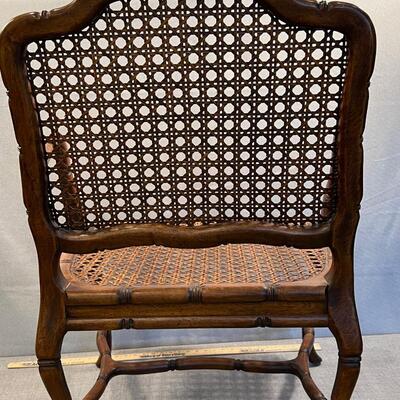 Cane Back and Seat Chair, Beautiful! 