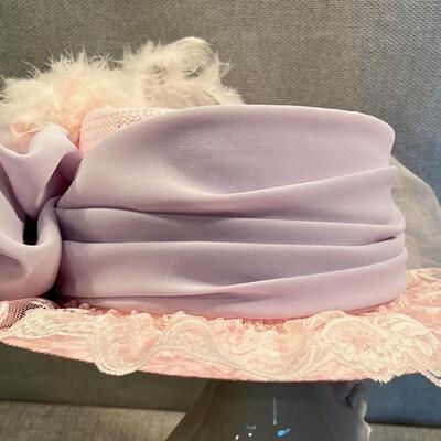 Pretty in Pink Elise Massey Hat Old West Victorian Edwardian Style