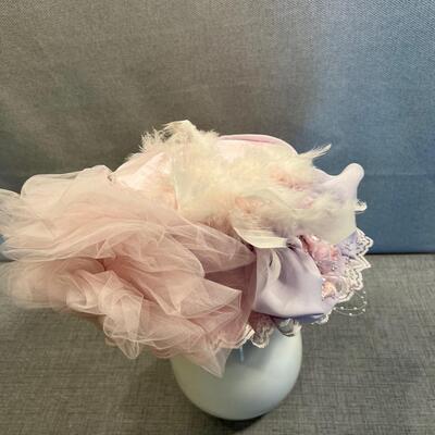 Pretty in Pink Elise Massey Hat Old West Victorian Edwardian Style