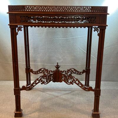Antique Fret (cut out) Mahogany Table 