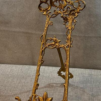 Sold Brass Easel 