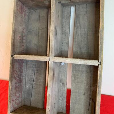 Vintage Coca Cola Wood Crate #1