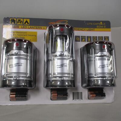 Led Lantern Emergency Light Flashlight Trio