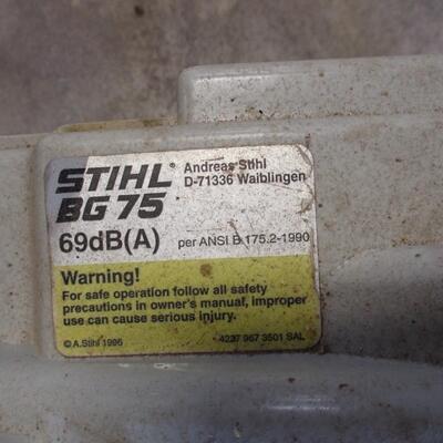 Stihl BG 75 Blower