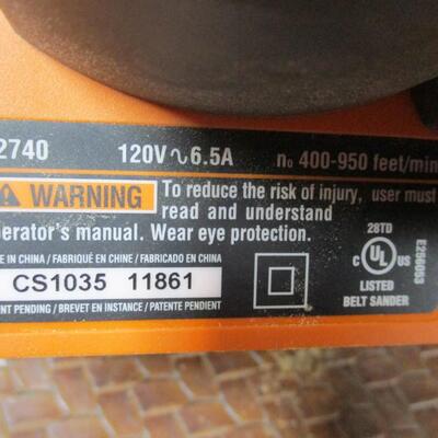 Rigid R2740 Heavy Duty Variable Speed Belt Sander