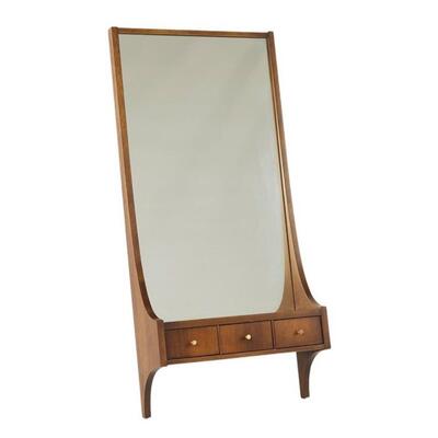 (2) Mid Century Modern Broyhill Brasilia Mirror with draws