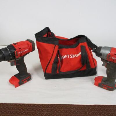 Craftsman Drill & Impact Driver - No Batteries