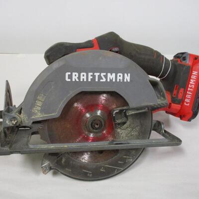 Craftsman CMCS500 20-volt 6-1/2 in. Cordless Circular Saw With Battery