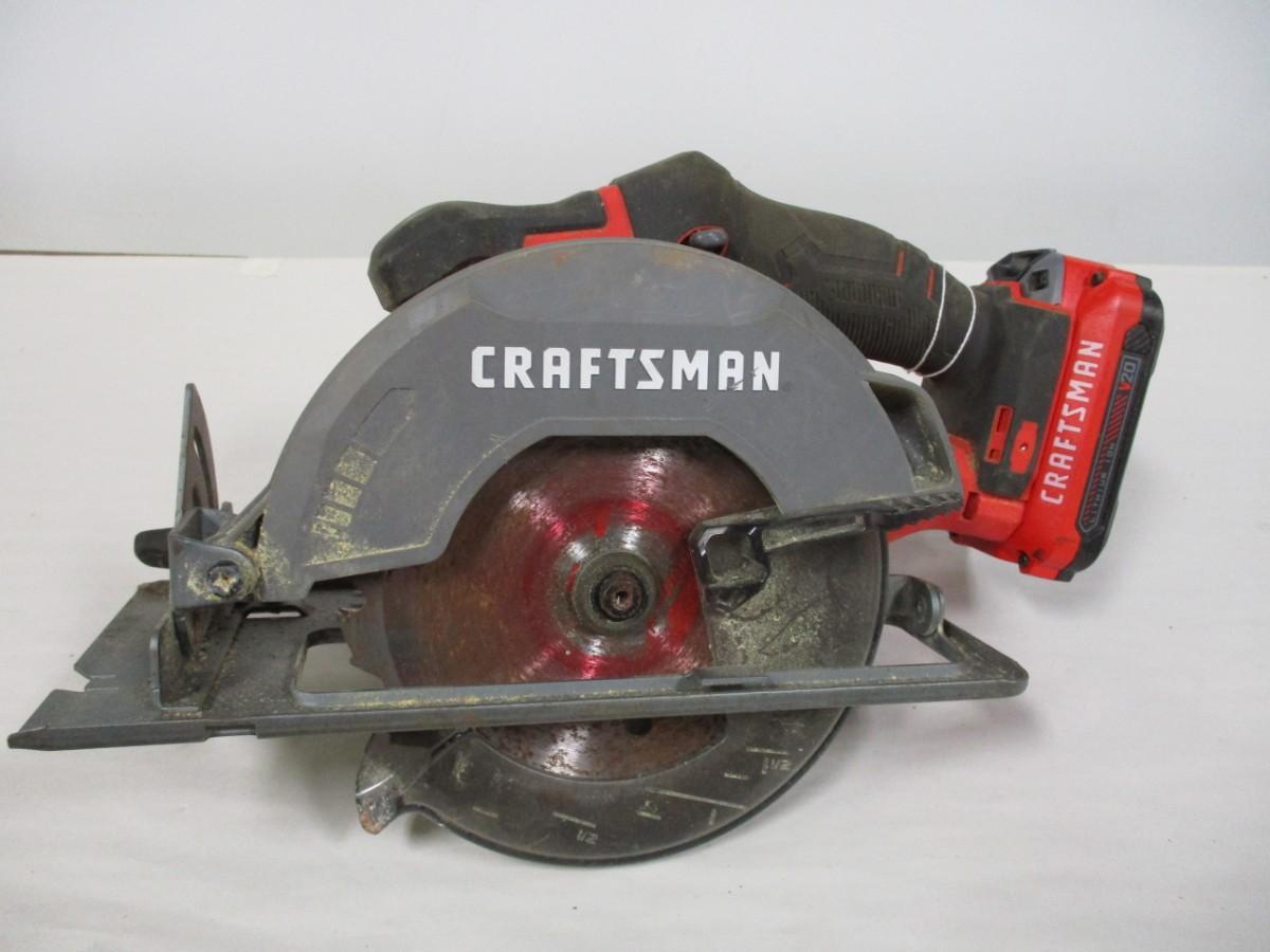 Craftsman CMCS500 20volt 61/2 in. Cordless Circular Saw With Battery