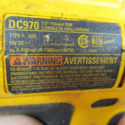 DeWalt Drill With Battery & Carrying Case