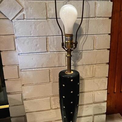 Rhinestone Studded Table Lamp Attributed  Tommi Parzinger Mid-Century