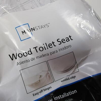 Mainstays Wood Toilet Seat