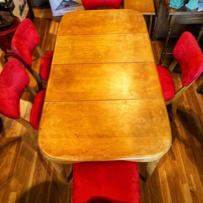 Heywood Wakefield Mid-Century Dinning set with 5 Chairs