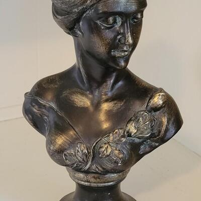 Lot 68: Bronze Color Plaster Bust of a Lady