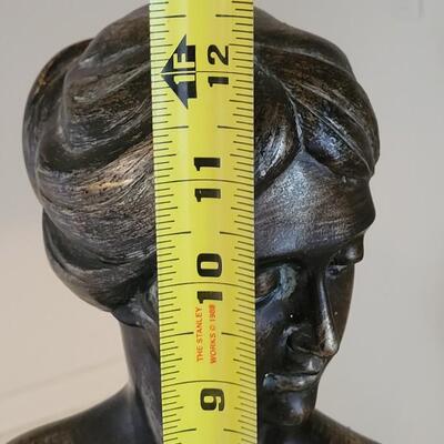 Lot 68: Bronze Color Plaster Bust of a Lady