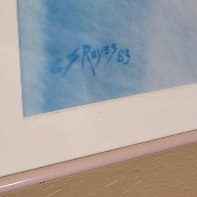 Lot 70: Original Lithograph Signed and Numbered by S. REYES