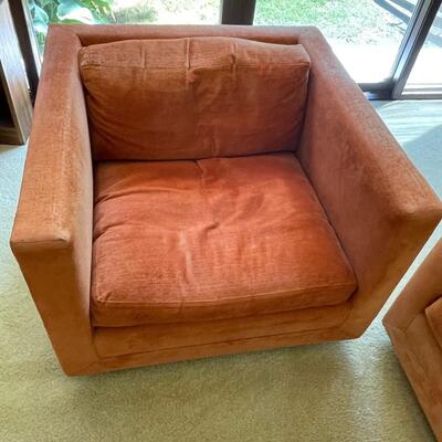 70's Bernhardt Burnt orange Sofa group / 3 piece