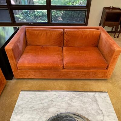 70's Bernhardt Burnt orange Sofa group / 3 piece