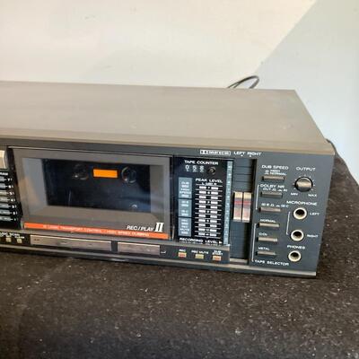 TEAC W-500C Vintage Stereo Cassette Deck