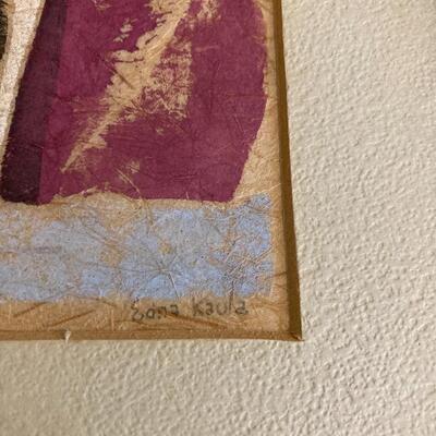 EDNA KAULA (Australia, 20th Century) Woodblock 5â€w x 9â€h