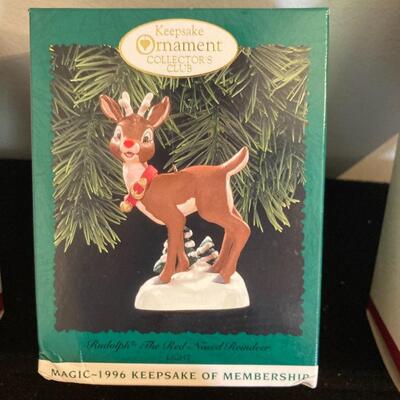 Collection of 9 Hallmark Keepsake Christmas Ornaments with Boxes