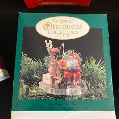Collection of 9 Hallmark Keepsake Christmas Ornaments with Boxes